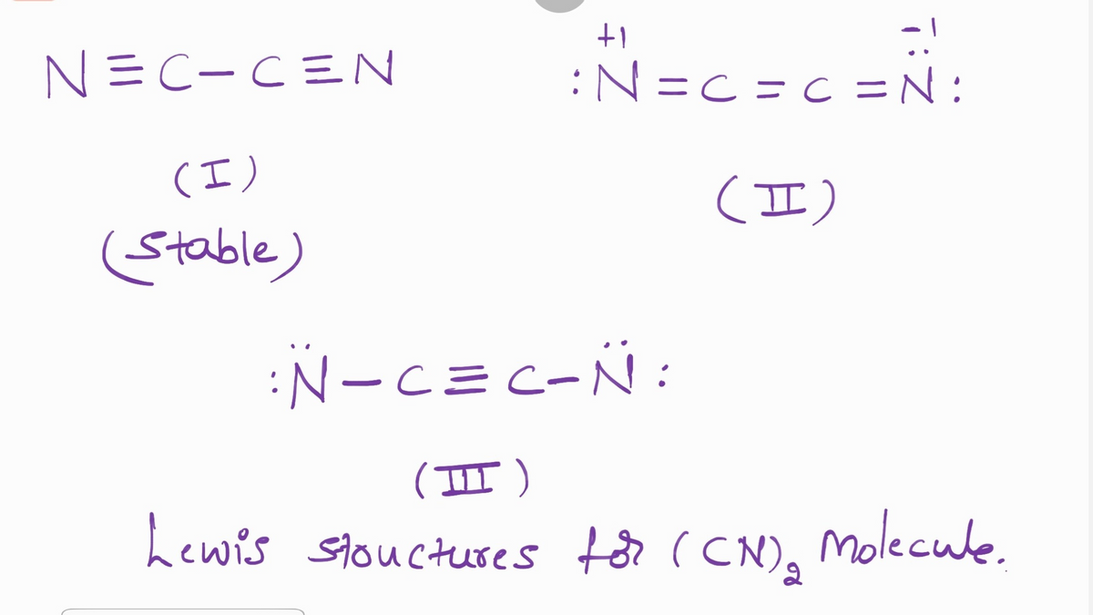 Answered Cyanogen CN 2 Is Known As Bartleby