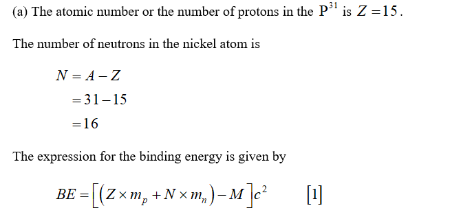 Answered A Calculate The Total Binding Energy Bartleby