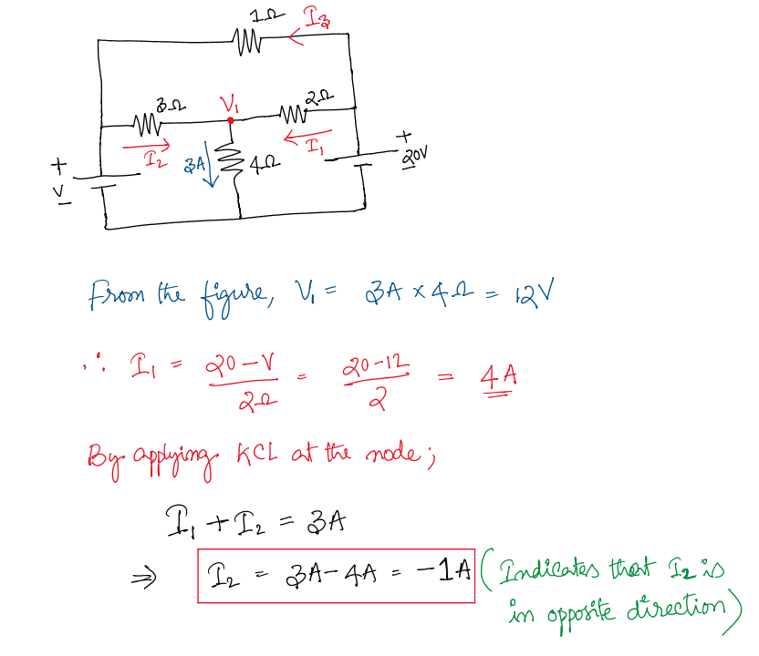 Answered Given The Circuit Below With 3 A Of Bartleby