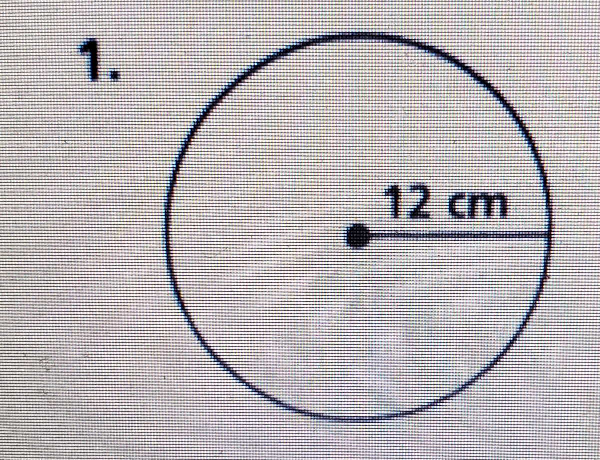 Answered Find The Area Of Each Circle Round Bartleby