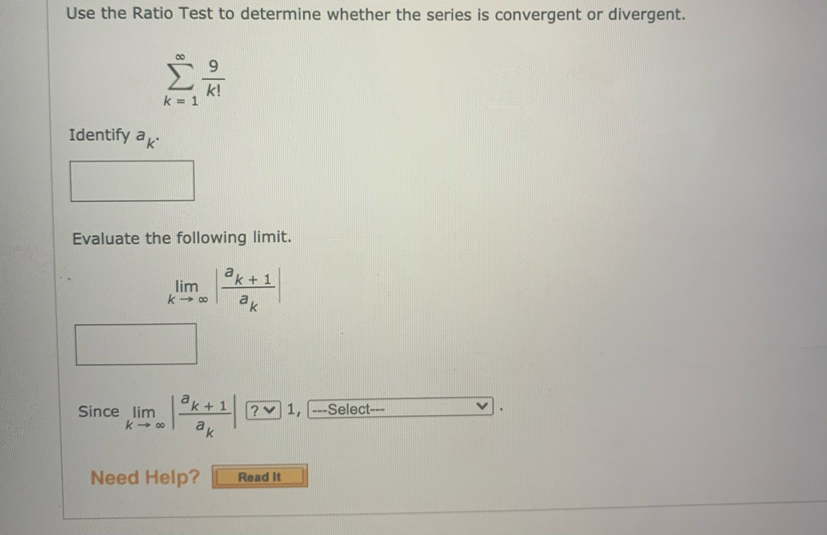 Answered Use The Ratio Test To Determine Whether Bartleby