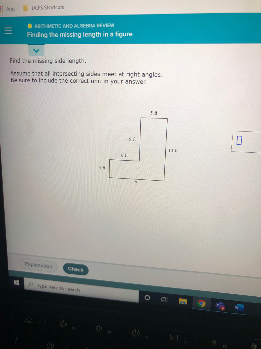 Answered Find The Missing Side Length Assume Bartleby