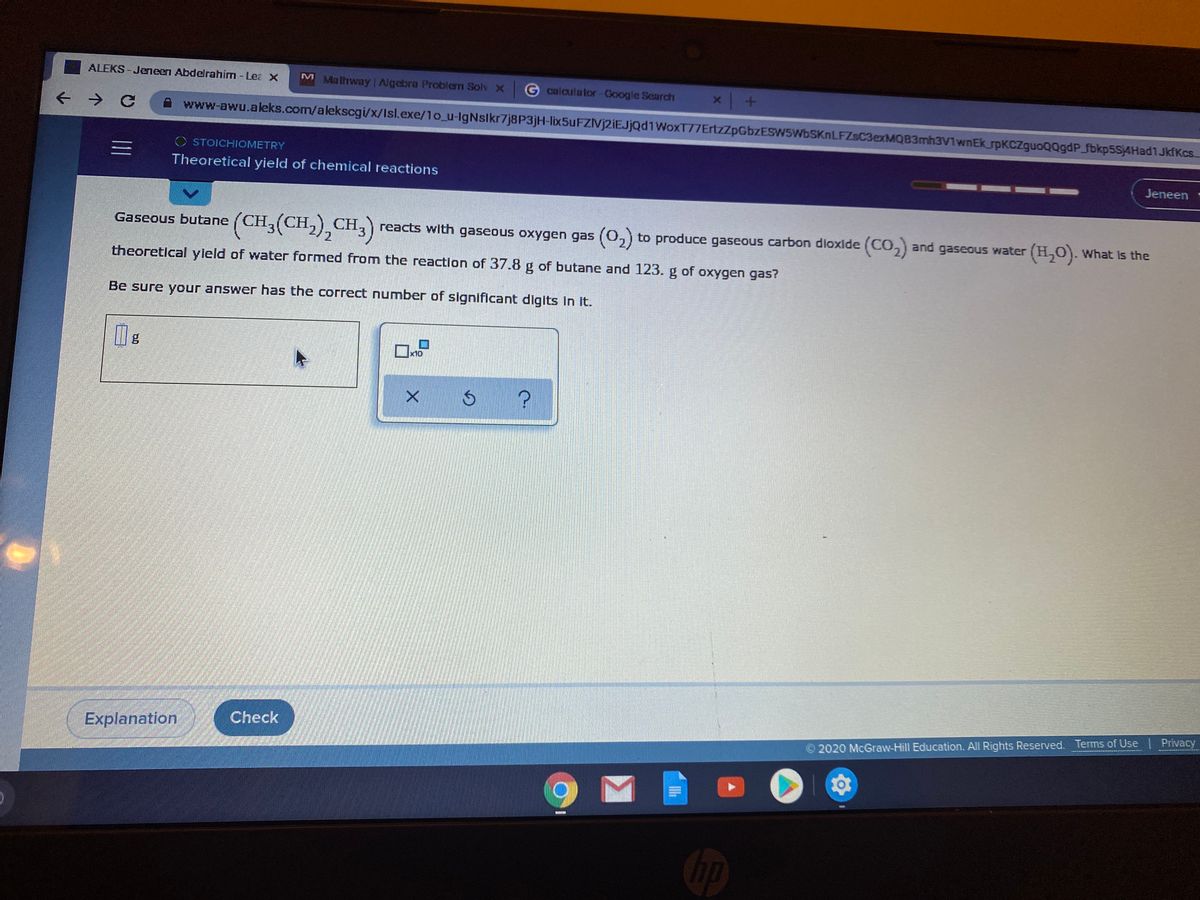 Answered CH CH CH Gaseous Butane Reacts Bartleby