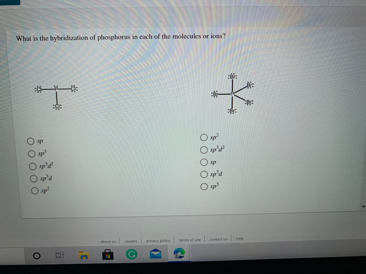 Answered What Is The Hybridization Of Phosphorus Bartleby