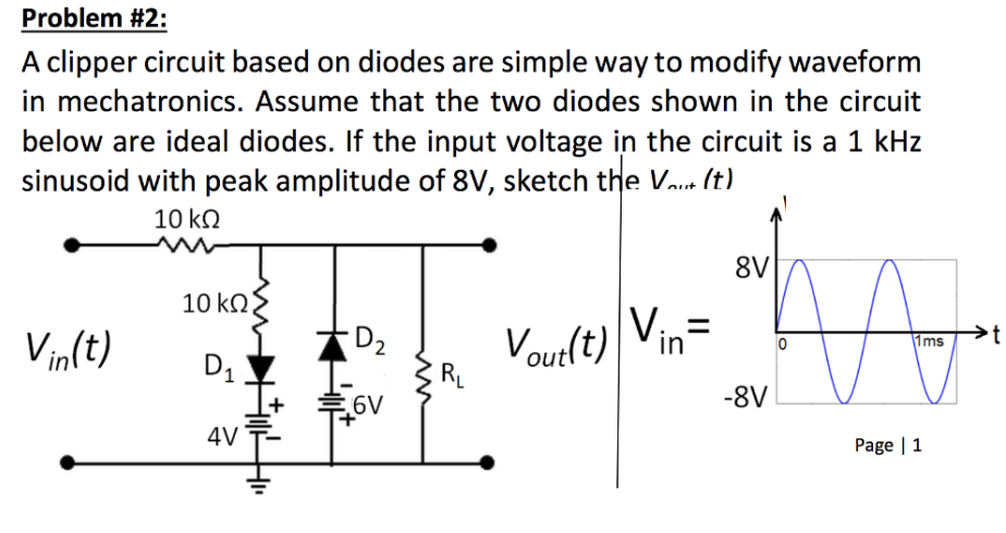 Series Clipper Circuit Diagram