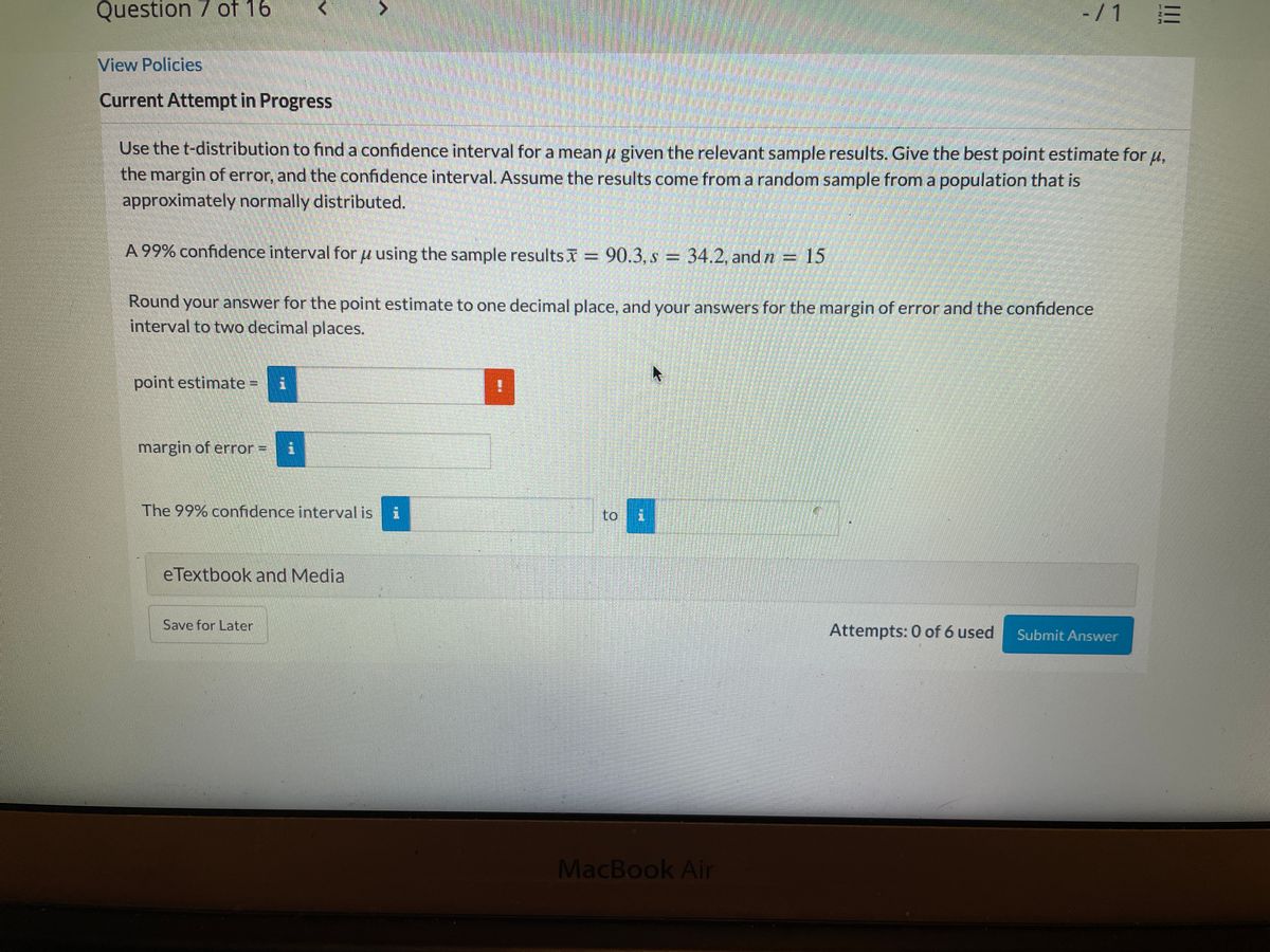 Answered Use The T Distribution To Find A Bartleby