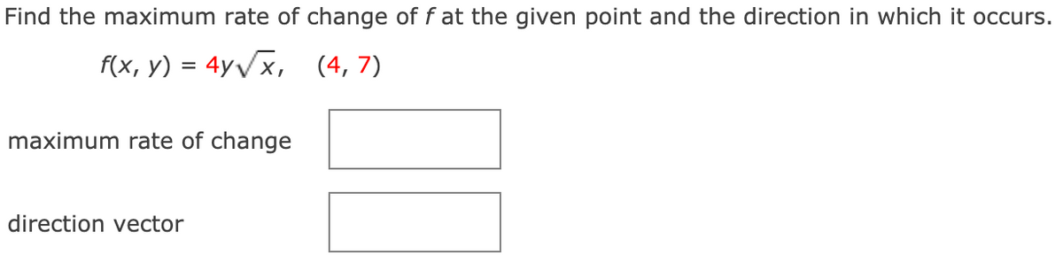 Answered Find The Maximum Rate Of Change Of F At Bartleby