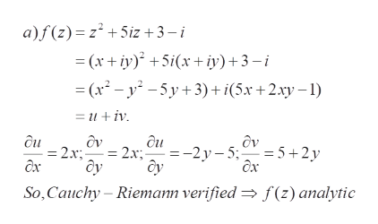 Answered Cauchy Riemann Equations Verify That Bartleby