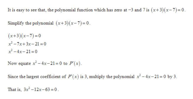 Answered Find A Polynomial P X X 3 Ax 2 Bx C Bartleby