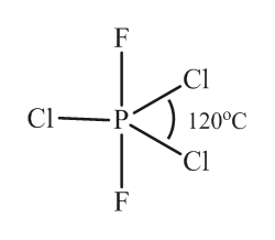 Answered: In PF2Cl3, VSEPR theory predicts that… | bartleby