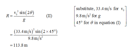 Answered: A golfer imparts a speed of 33.4 m/s to… | bartleby