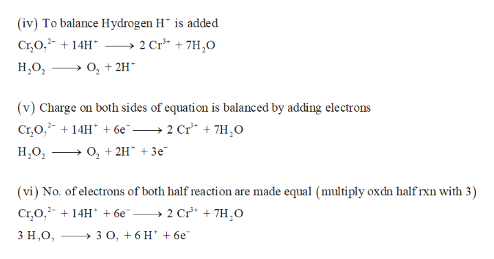 Answered: Bbalance each redox reaction in acid… | bartleby