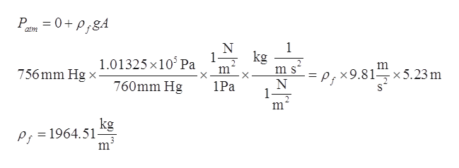 756 mmhg to atm