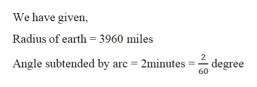 Answered Find The Distance Along An Arc On The Bartleby 3710