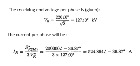 Answered: A 230-kV, three-phase transmission line… | bartleby