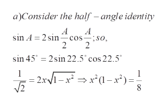 Answered: Did Exact Value Using Half-angle… 