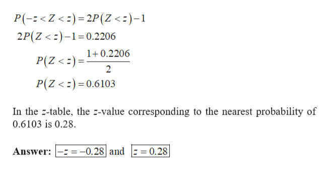 Answered Given That Z Is A Standard Normal Bartleby