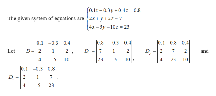 Answered Solve The System If Possible If The Bartleby