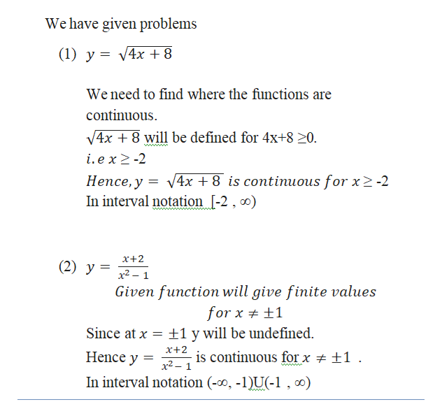 Answered O Determine Where Are The Functions… Bartleby