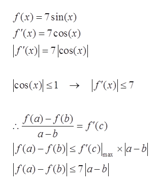 Answered Let F X 7 Sin X F X Is Less Bartleby