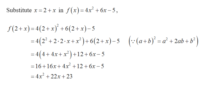 Answered: Let f(x) = 4x2 + 6x -5 and simplify… | bartleby