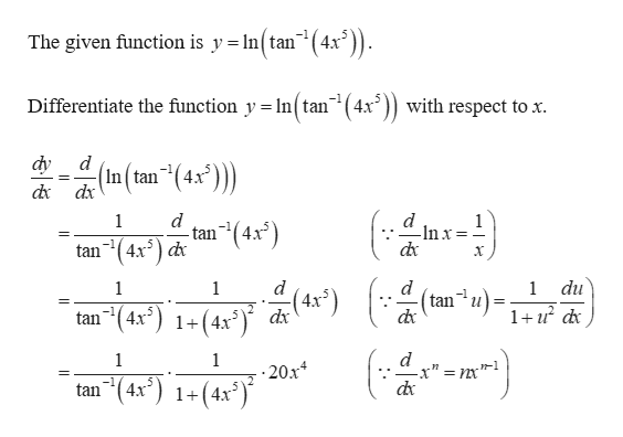 Answered: Find the derivative of y with respect… | bartleby