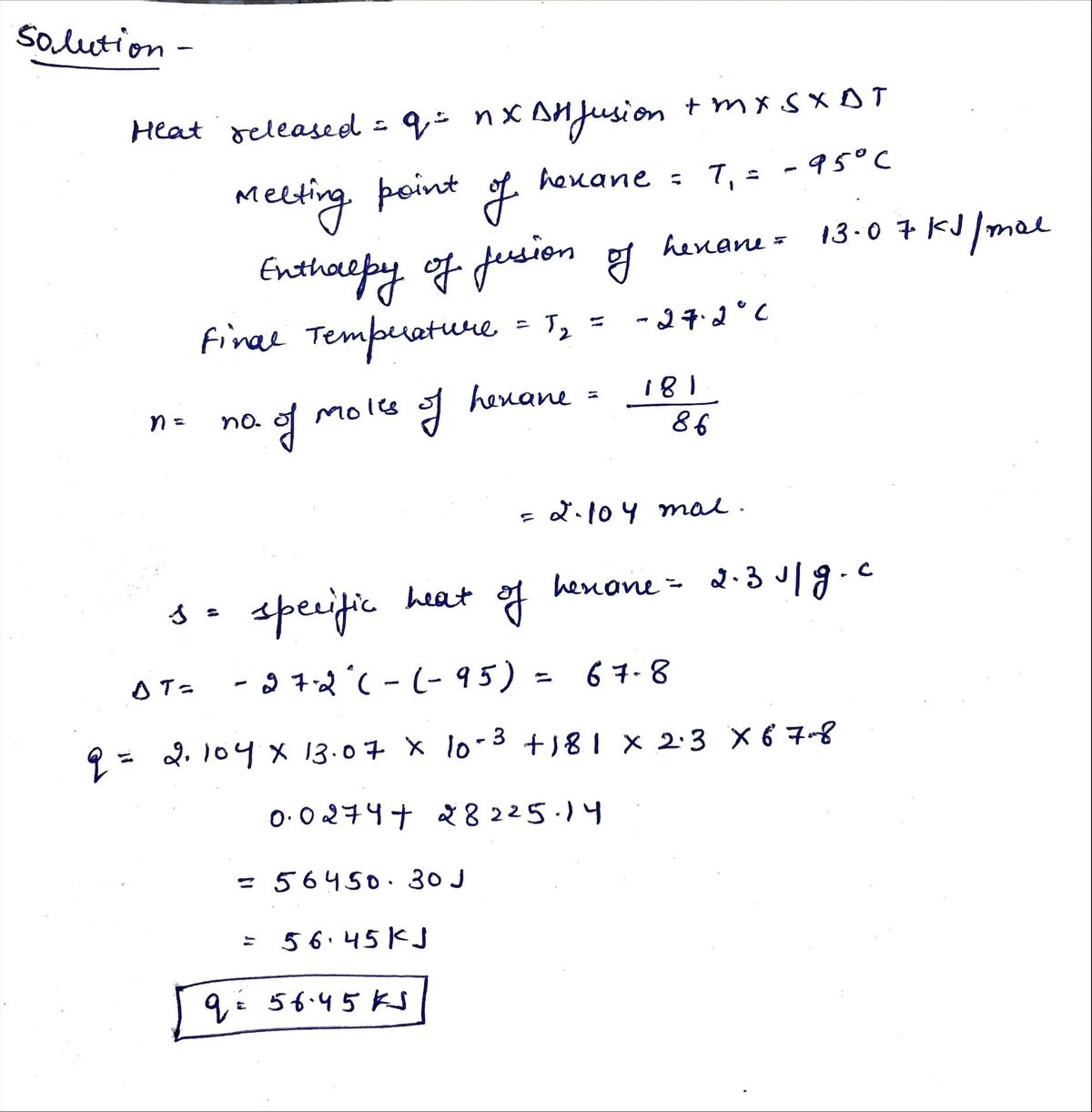 Chemistry homework question answer, step 1, image 1