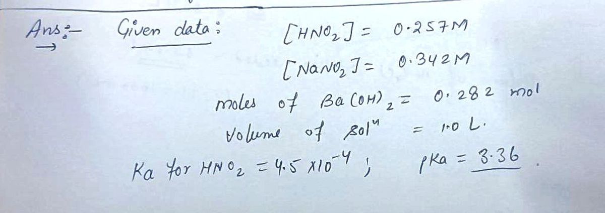 Chemistry homework question answer, step 1, image 1