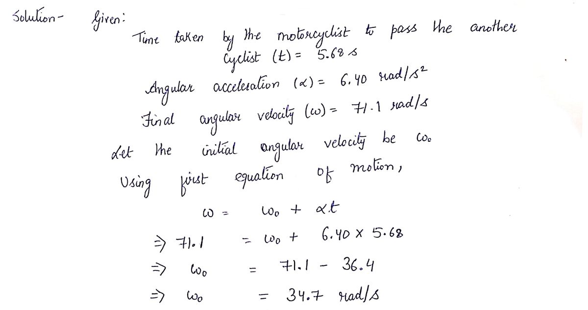 Physics homework question answer, step 1, image 1