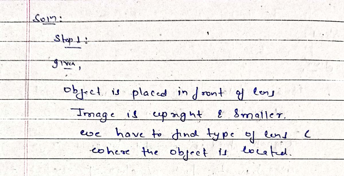 Physics homework question answer, step 1, image 1