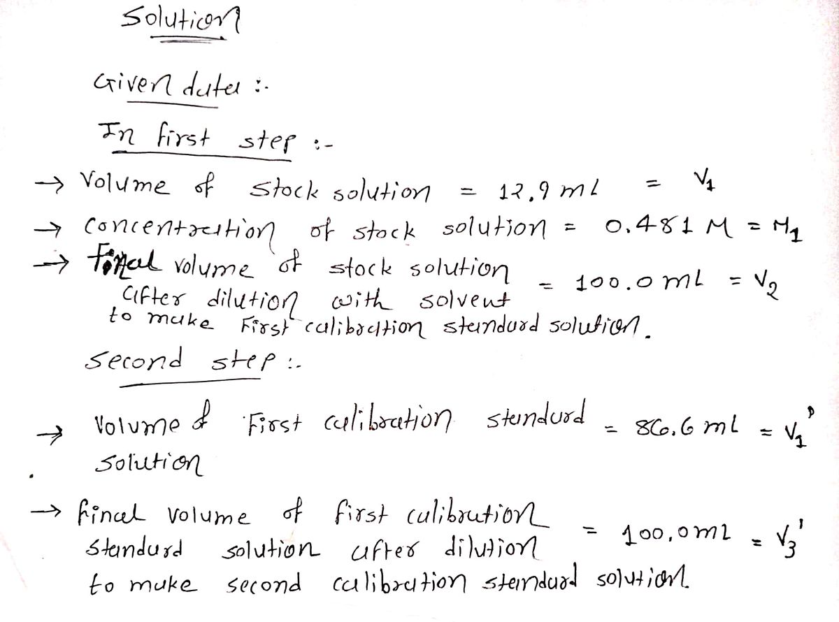 Chemistry homework question answer, step 1, image 1