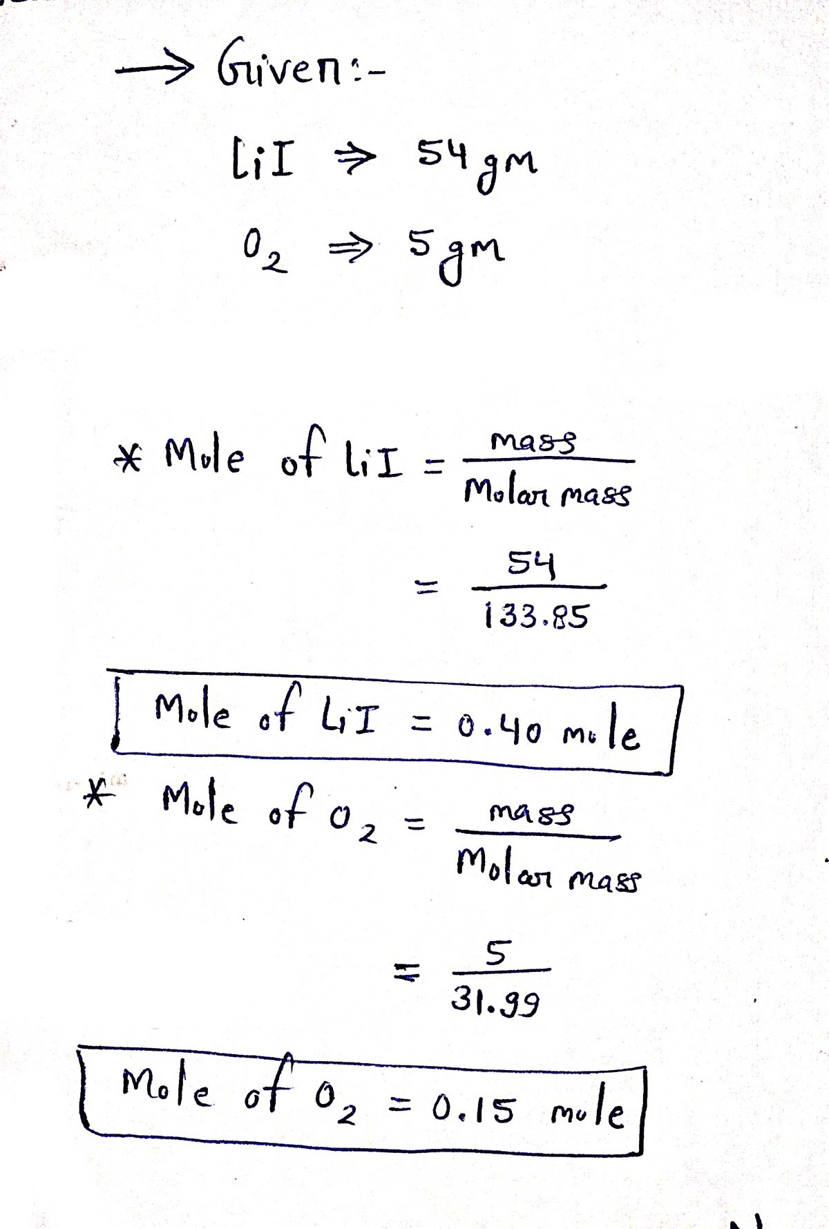 Chemistry homework question answer, step 1, image 1