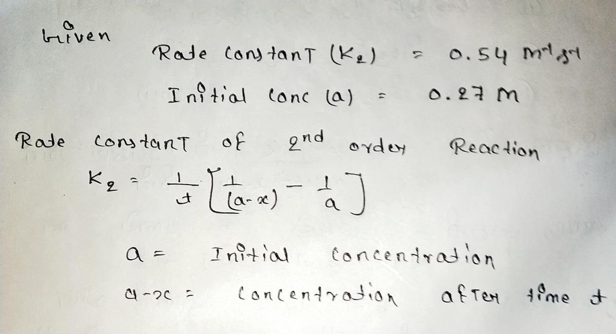 Chemistry homework question answer, step 1, image 1