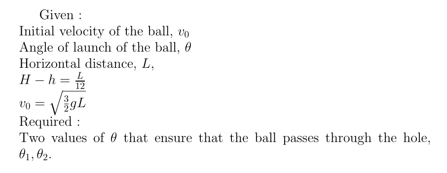 Answered: Danielle launches a ball off of a… | bartleby