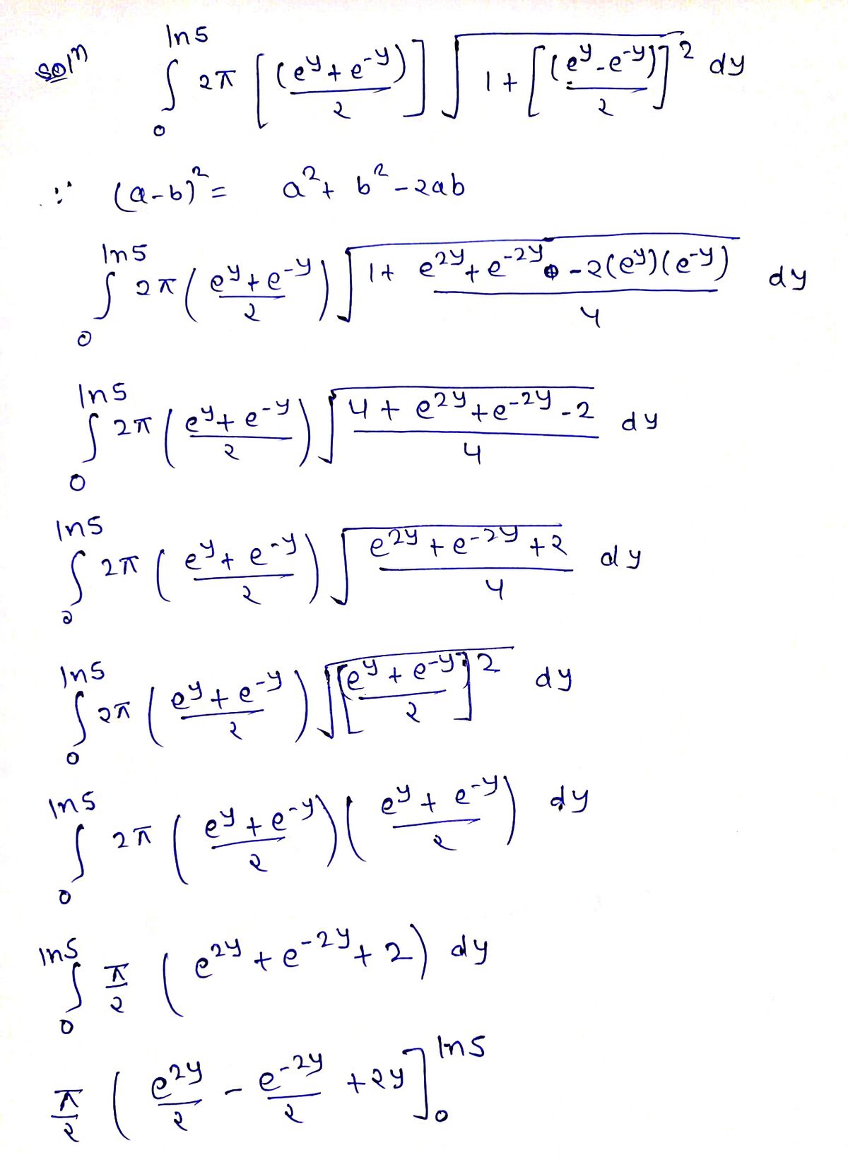 Calculus homework question answer, step 1, image 1