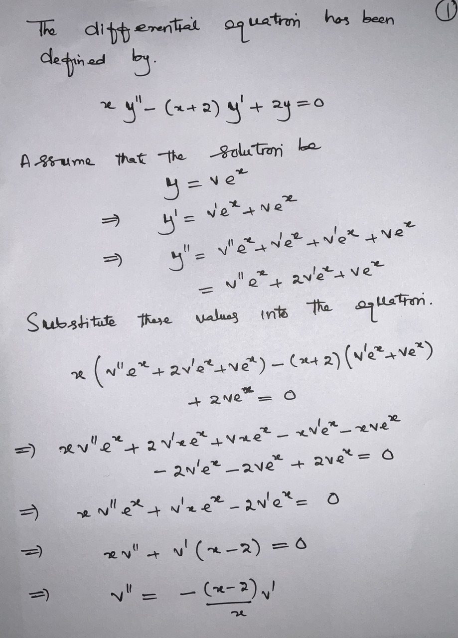 Advanced Math homework question answer, step 1, image 1