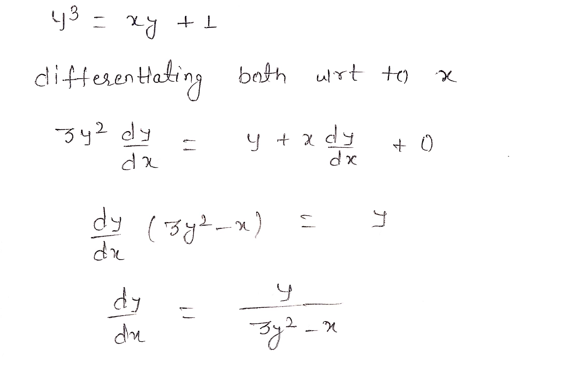 Answered: Find the second derivative d2y/dx2 of… | bartleby