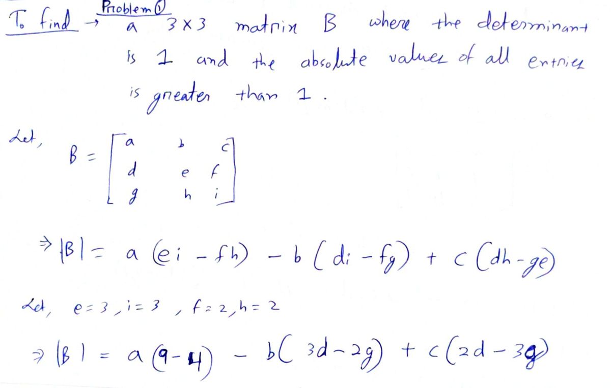 Answered: Find A 3 X 3 Matrix B Where The… | Bartleby