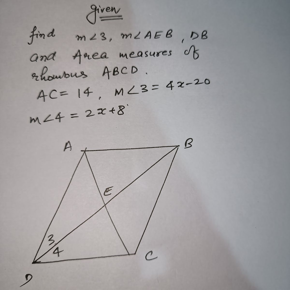 Geometry homework question answer, step 1, image 1