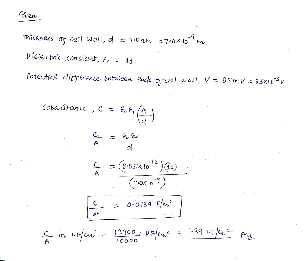 Physics homework question answer, step 1, image 1