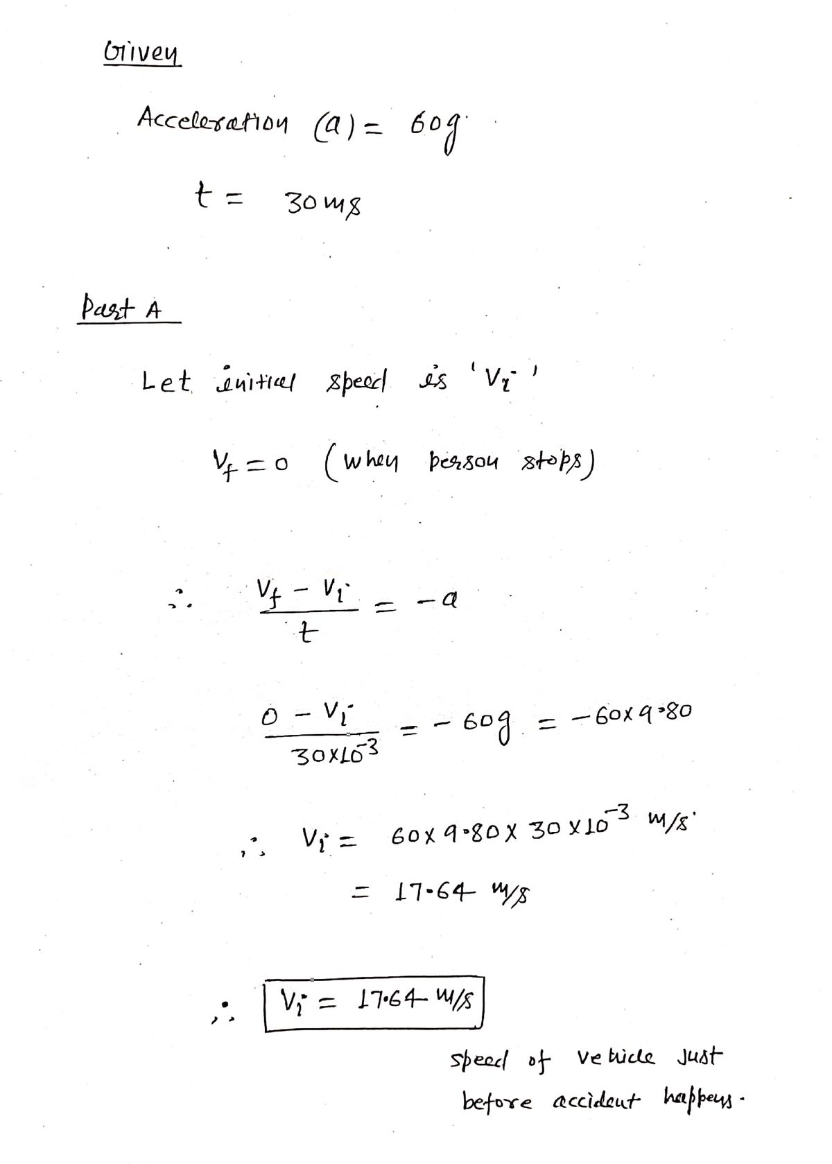 Physics homework question answer, step 1, image 1