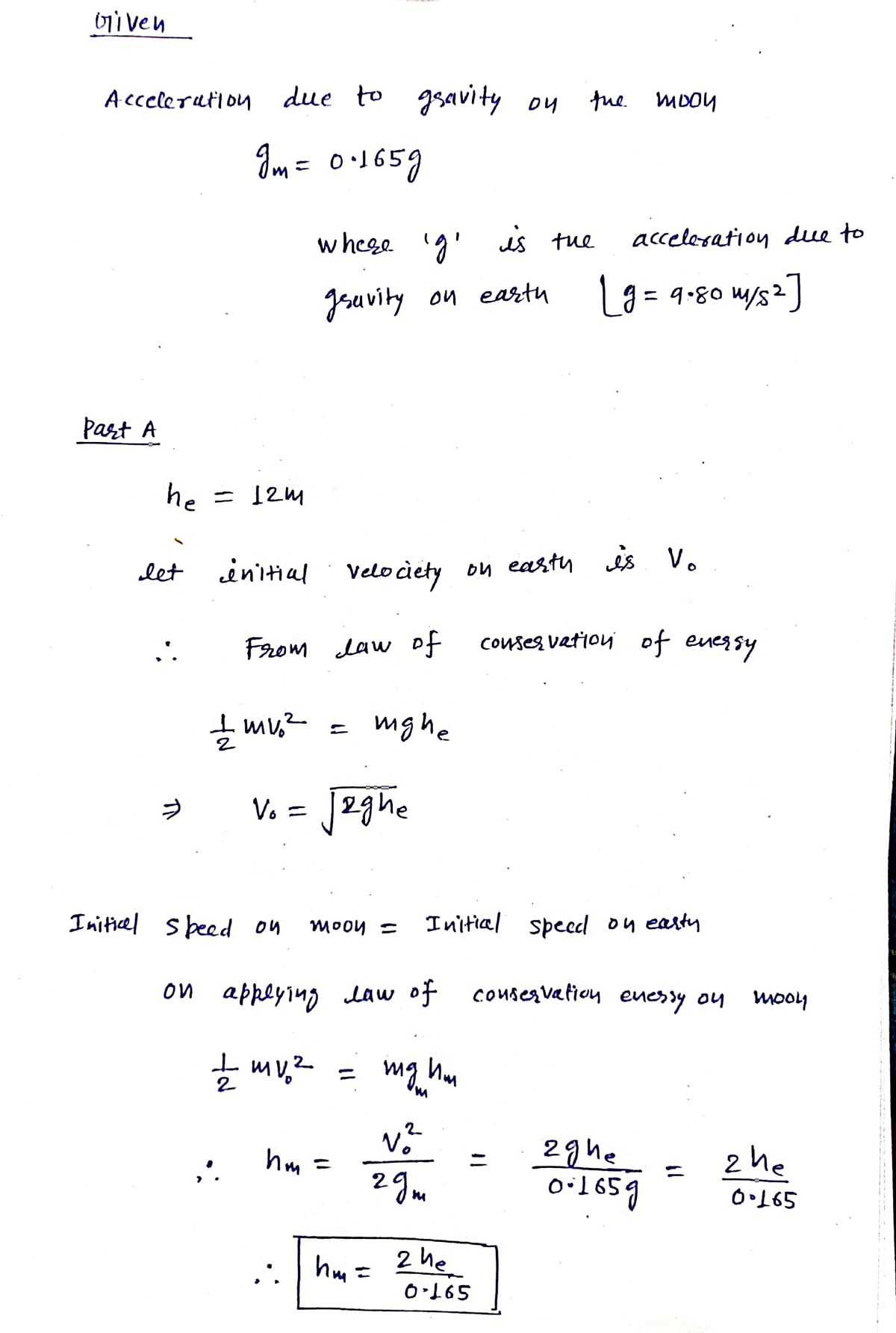 Physics homework question answer, step 1, image 1