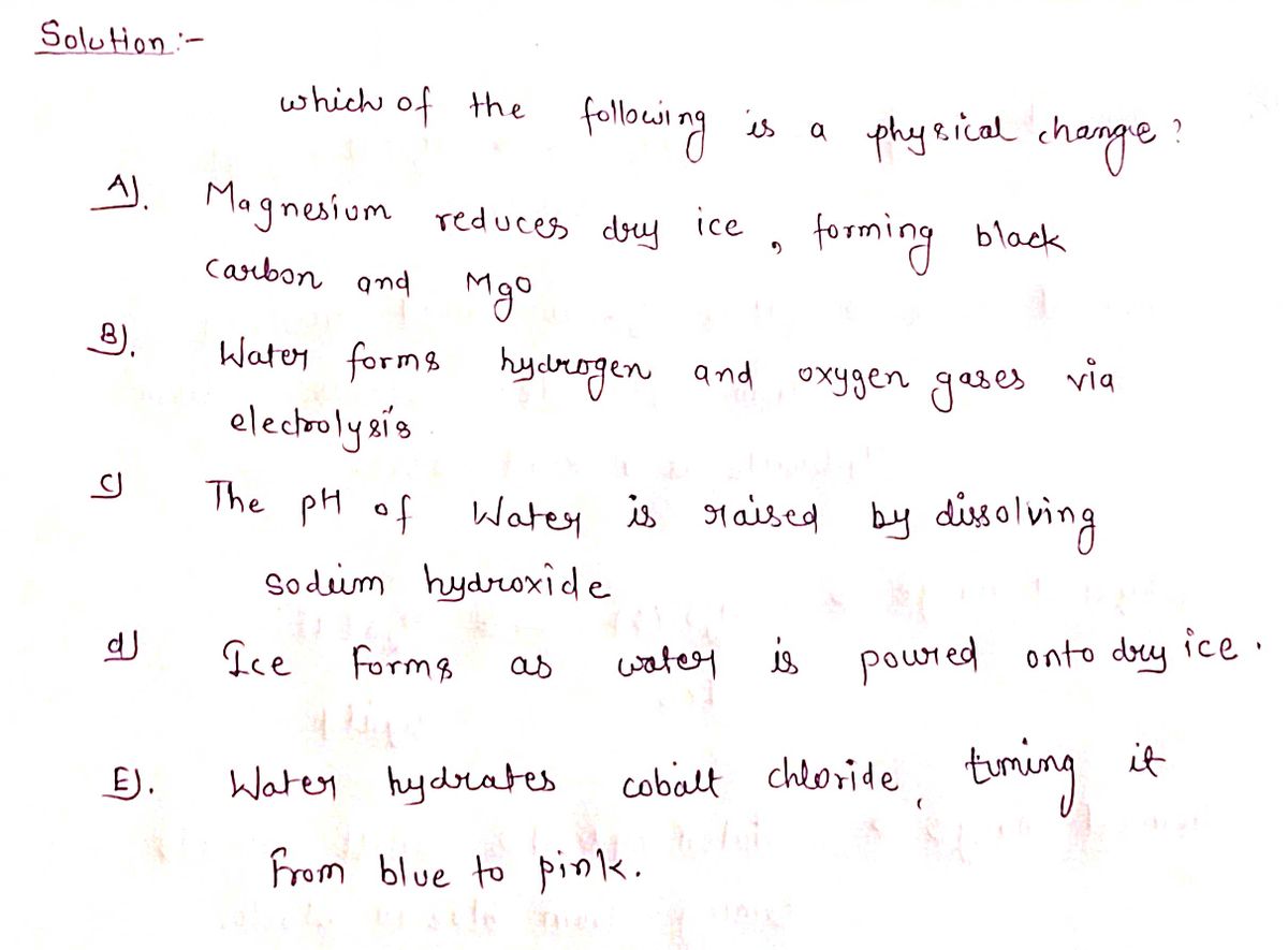 Chemistry homework question answer, step 1, image 1