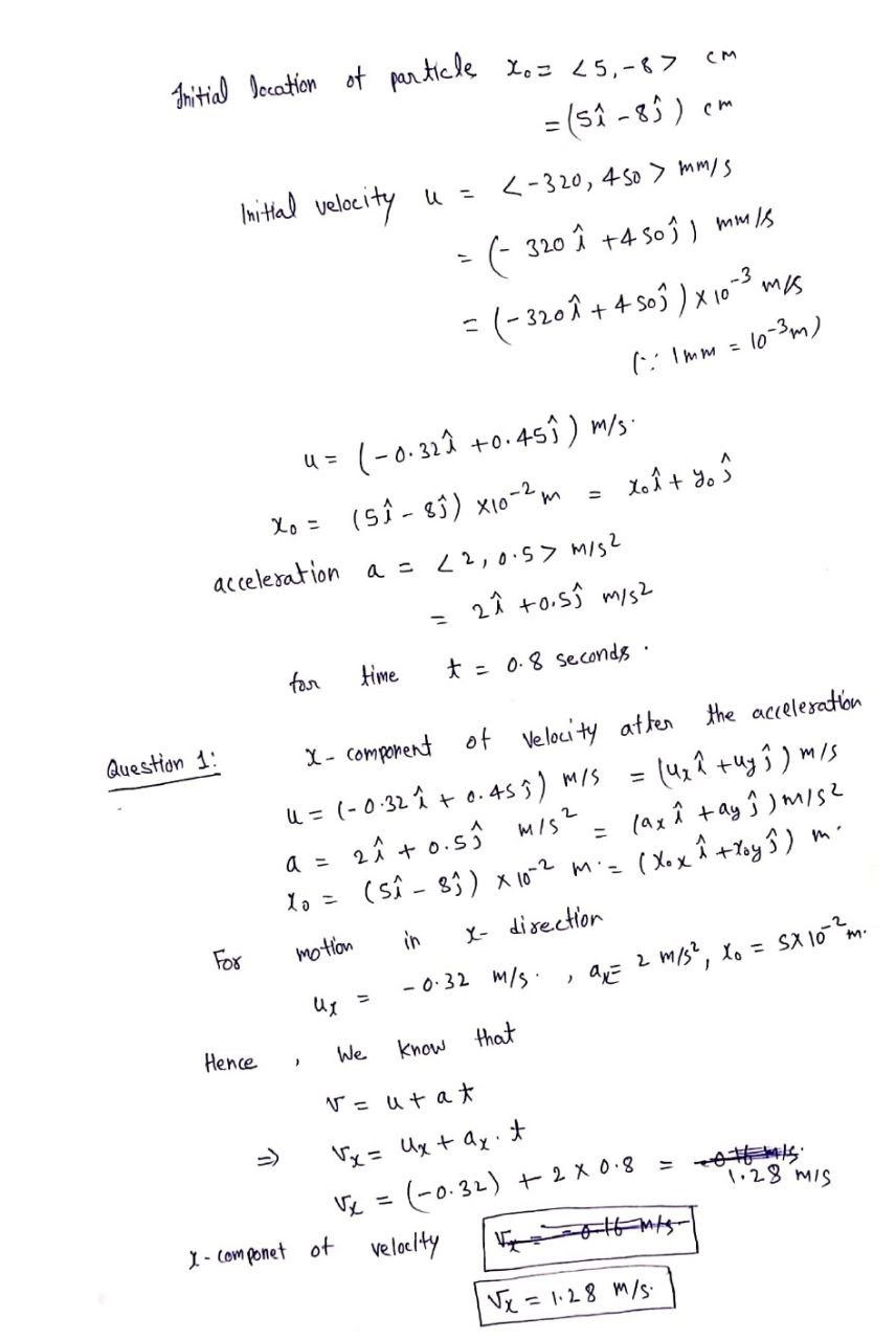 Physics homework question answer, step 1, image 1