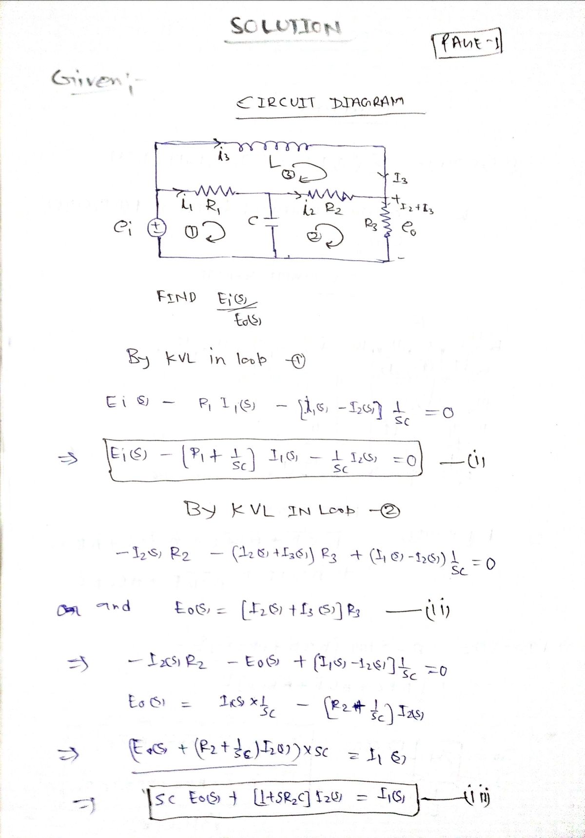 Electrical Engineering homework question answer, step 1, image 1