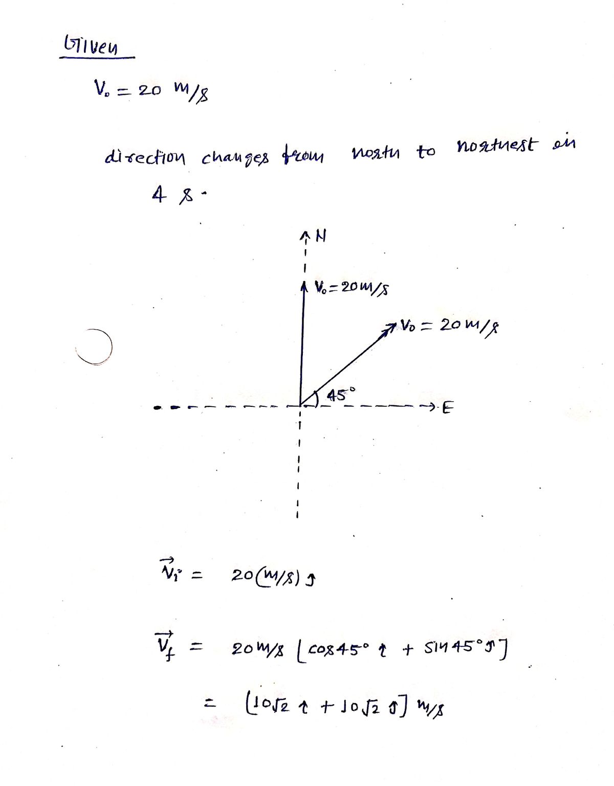 Physics homework question answer, step 1, image 1