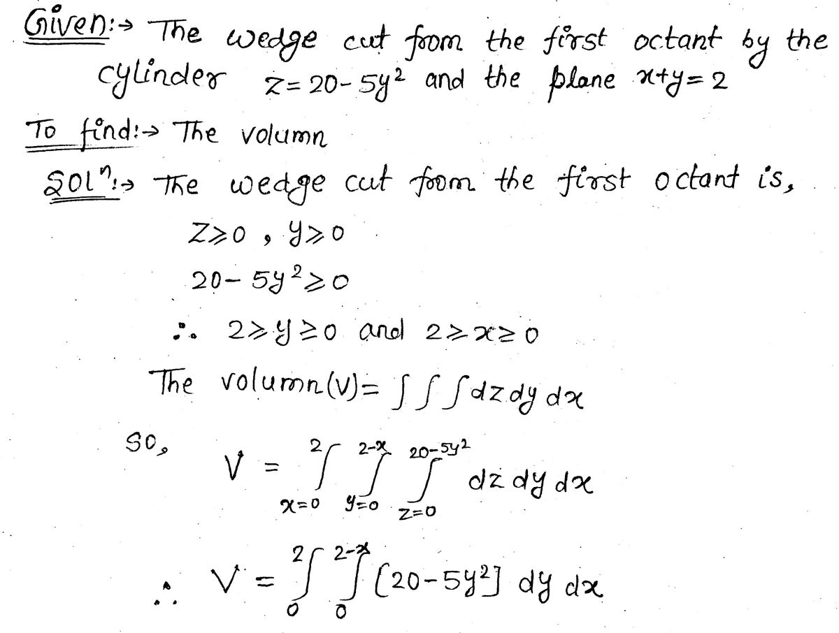 Calculus homework question answer, step 1, image 1