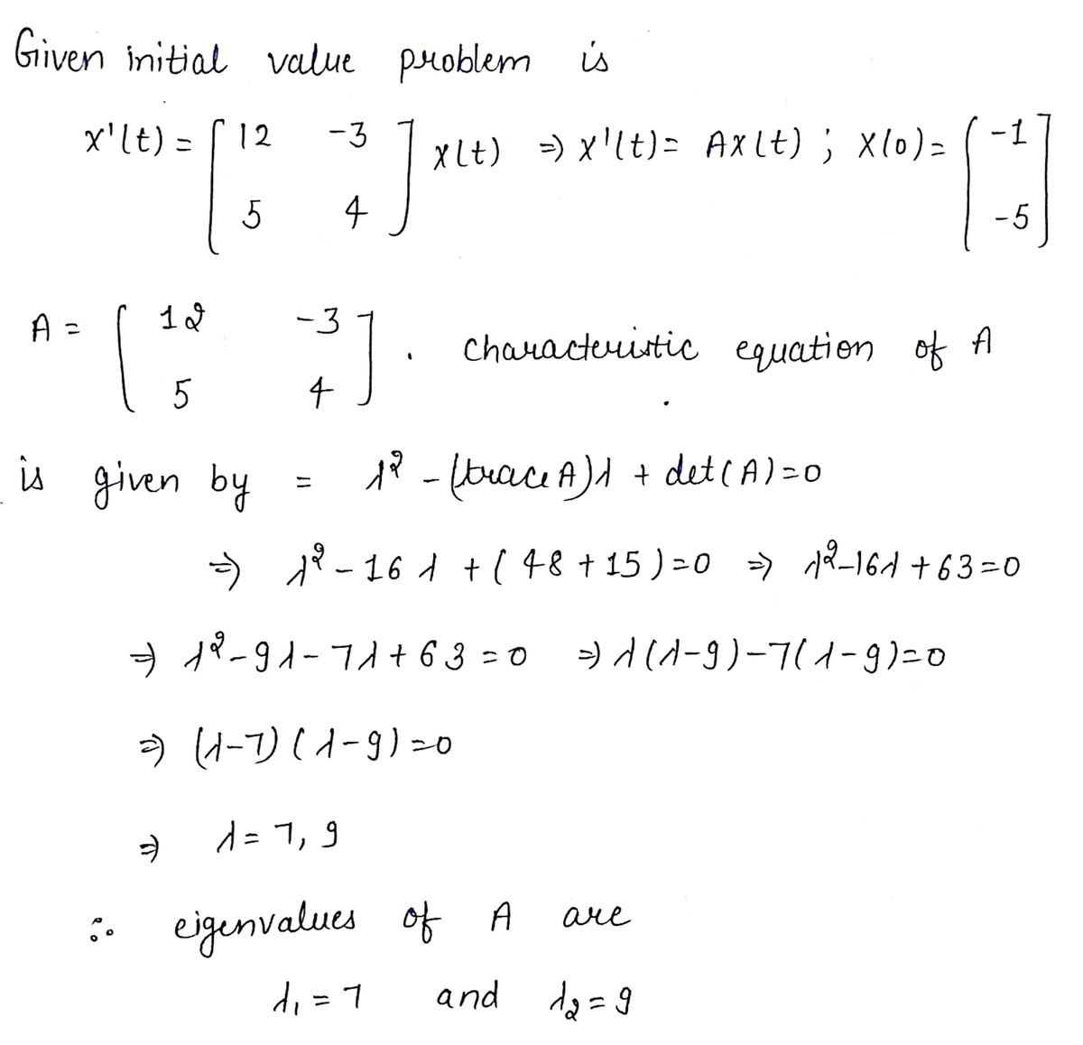 Advanced Math homework question answer, step 1, image 1