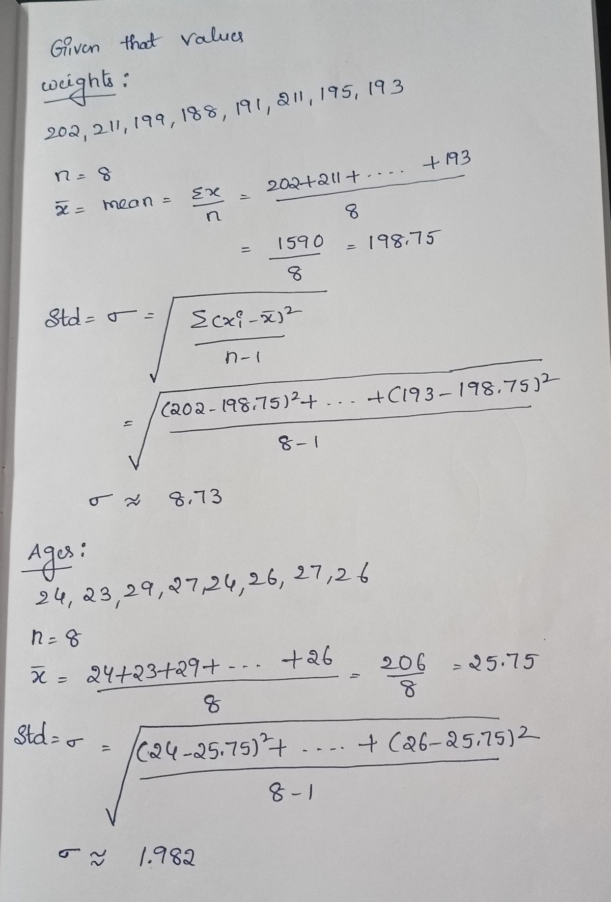 Statistics homework question answer, step 1, image 1