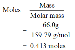 molar mass of iron